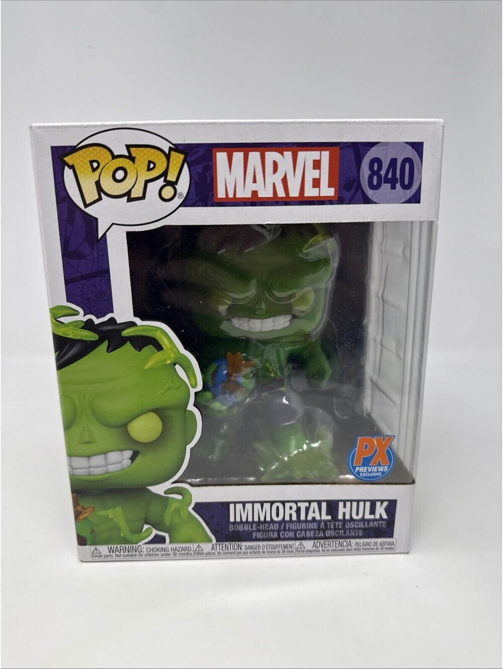Funko Pop Super 6” Marvel Immortal Hulk #840 PX Previews Exclusive